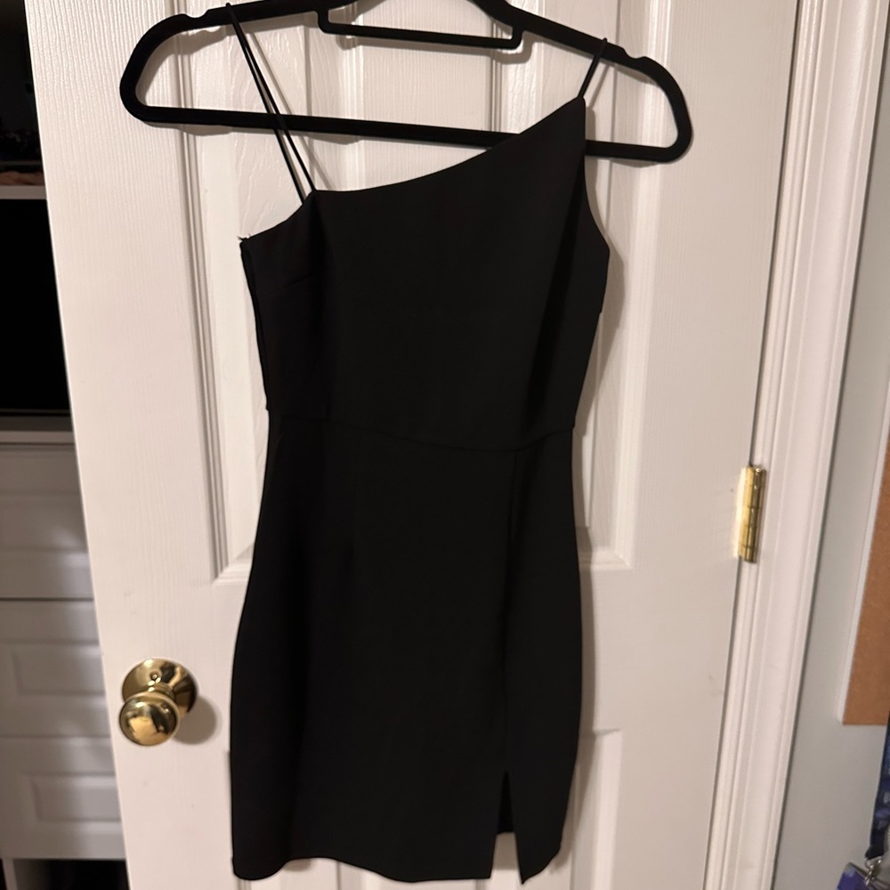 That’s so Fetch asymmetrical neck mini dress